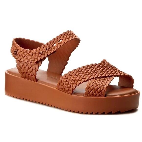 Melissa + Salinas Hotness Wedge Sandals Size 8.5 - Picture 16 of 16